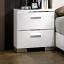 White/Chrome Night Stand