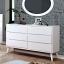 White Dresser with Mirror