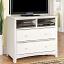 White Media Chest
