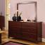 Cherry Dresser with Mirror