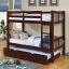Dark Walnut Bunk Bed