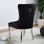 Black Wingback Chair
