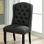 Antique Black/Beige Side Chair
