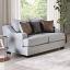Light Gray/Brown Loveseat