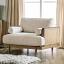 Beige/Light Oak Chair