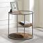Gray/Walnut End Table