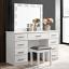 Vanity Desk with Lighted Mirror