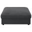 Charcoal Ottoman 