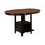 Chestnut and Espresso Dining Table