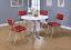 Dining Table with Red Side Chairs