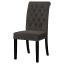 Brown Velvet Side Chair