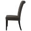 Brown Velvet Side Chair