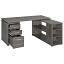 Weathered Grey Office Desk
