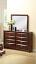 Espresso Dresser with Mirror