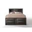 Gray Oak Bed