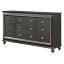 Metallic Gray Dresser