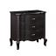 Antique Black Nightstand