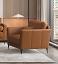 Saddle Tan Leather Chair
