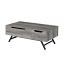 Gray Oak Coffee Table