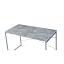 Faux Concrete/Silver Writing Desk