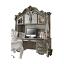 Antique Platinum Computer Desk with Hutch