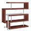 Walnut Writing Desk with Bookshelf