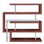 Walnut Writing Desk with Bookshelf