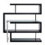 Black Writing Desk with Bookshelf