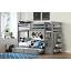 Gray Bunk Bed