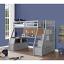 Gray Twin Loft Bed