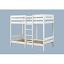 White Twin/Twin Bunk Bed
