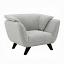 Light Gray Boucle Chair