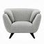 Light Gray Boucle Chair