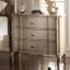 Antique Taupe Nightstand