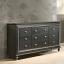 Metallic Gray Dresser