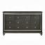 Metallic Gray Dresser