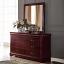 Cherry Dresser with Mirror