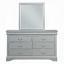 Platinum Dresser with Mirror