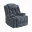 Blue Power Recliner