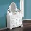 White Dresser with Mirror