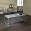 Faux Concrete Top & Silver Complete Set