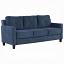 Navy Chenille Sofa