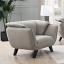 Brown Linen Chair
