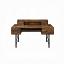 Weathered Oak/Black Computer Desk