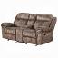 Two Tone Chocolate Loveseat 