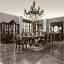 Honey Oak Complete Dining Table Set