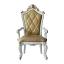 Antique Pearl & Cherry Oak Arm Chair