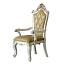 Antique Pearl & Cherry Oak Arm Chair