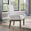 Gray Linen & Salvage Gray Arm Chair