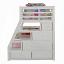 White Twin/Full Bunk Bed /w Trundle and Storage Ladder